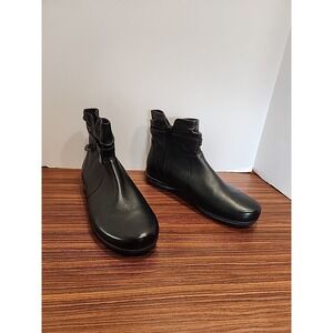 ABEO ALLY Womens 10 Black Leather Boot Bootie